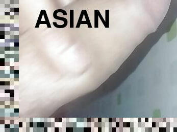 asiatique, papa, masturbation, vieux, en-plein-air, amateur, anal, fellation, énorme-bite, jouet