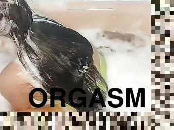 pantat, mandi, clitoris-bagian-atas-vagina-paling-sensitif, posisi-seks-doggy-style, mastubasi, tua, orgasme, vagina-pussy, muncrat, amatir