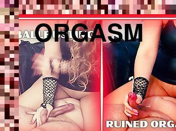 Hard Ballbusting &amp; Ruined Orgasm