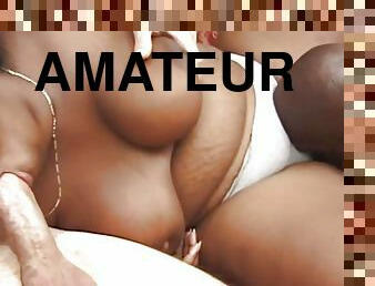 gros-nichons, énorme, orgasme, amateur, fellation, ejaculation-sur-le-corps, énorme-bite, africaine, bite