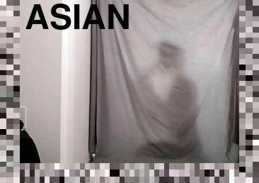 asiatique, amateur, anal, fellation, jouet, gay, point-de-vue, gode, fétiche, latex