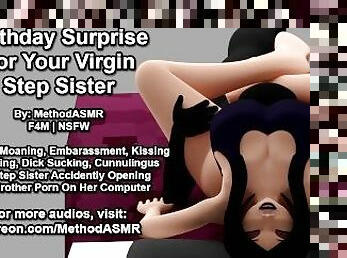 Birthday Surprise For Your Virgin Step Sister While Parents Are Away (Erotic Audio)