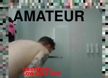 baignade, amateur, énorme-bite, webcam, fétiche, douche, solo, goth, blanc, bite