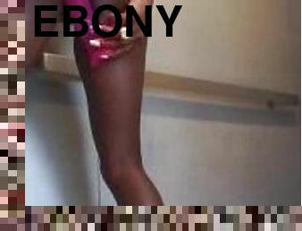 Ebony On Miami Elevator
