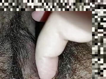 klitoris, kıllı, mastürbasyon-masturbation, amcık-pussy, amatör, güzellik, masaj, dolgun-güzel-kadın, bakış-açısı, tek-kişilik