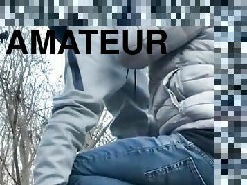 Amateur gay suck outdoor (blowjob in sportwear)