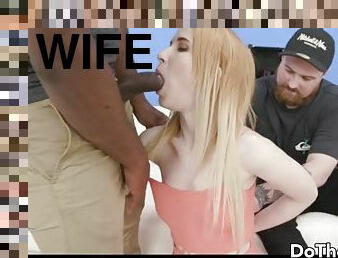 Redhead housewife Sweetie Plum gets bred in black