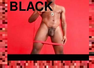 fellation, ejaculation-sur-le-corps, énorme-bite, gay, black, solo, bite