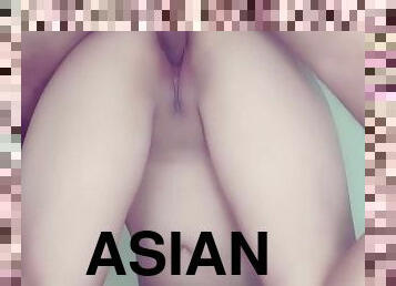 asiatique, cul, levrette, chatte-pussy, amateur, interracial, ados, ejaculation-interne, première-fois, serrée