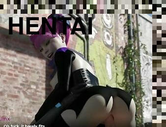 Teen Titans Game (JumpCity ) All Sex Scenes Part 1