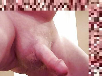 papa, masturbation, amateur, ejaculation-sur-le-corps, énorme-bite, gay, joufflue, ejaculation, solo, pappounet