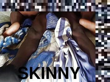 Skinny black guy sex