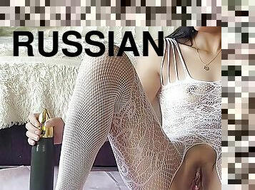 cul, gros-nichons, levrette, énorme, collants, chatte-pussy, russe, maigre, anal, jouet