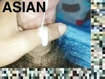 asiatisk, onani, pussy, blowjob, cumshot, stor-pikk, handjob, svart, cum, vakker