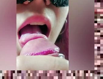 Submissive doll wants to choke on dick
