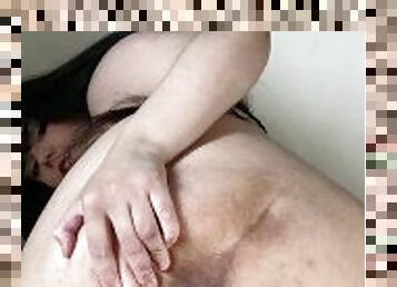 cul, masturbation, amateur, anal, jouet, latina, joufflue, butin, pute, serrée