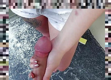 Flaming POV in outdoor with sweet Piper June