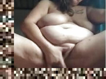 röv, storatuttar, fet, masturbation, orgasm, kvinnligt-sprut, milf, bbw, knubbig, ensam