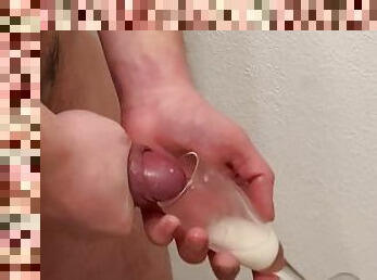 amateur, ejaculation-sur-le-corps, énorme-bite, bukkake, sperme, fétiche, massive, solo, bite