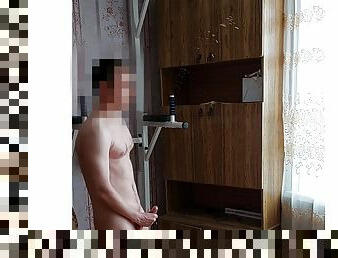 masturbation, vieux, russe, maigre, amateur, ejaculation-sur-le-corps, énorme-bite, gay, branlette, bdsm