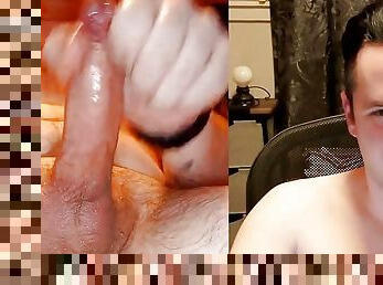 masturbation, amatör, gigantisk-kuk, gay, webbkamera, söt, ensam, verklighet