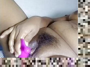 cul, gros-nichons, clito, grosse, masturbation, chatte-pussy, milf, maison, indien, black