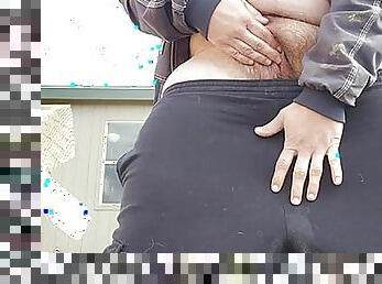 masturbation, en-plein-air, pisser, public, transsexuelle, amateur, secousses, fétiche, solo