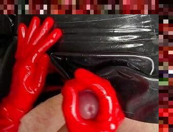 orgasmo, amador, punheta, bdsm, pov, britânico, fetiche, latex, pénis, borracha