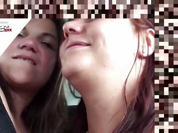 German amateur lesbians in the backseat