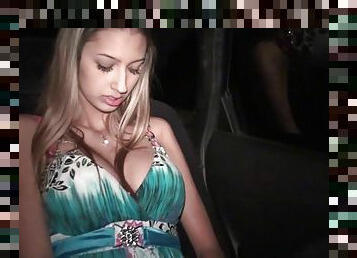 Gorgeous busty teen public sex party car window sex part 2