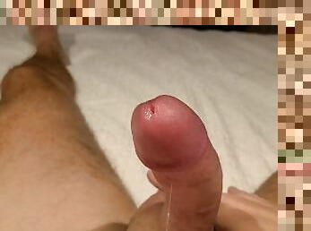 Hubby enjoying some alone time, ends with a nice cumshot ????????