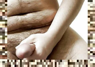 papa, masturbation, amateur, ejaculation-sur-le-corps, gay, joufflue, point-de-vue, ejaculation, horny, solo