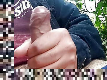 masturbation, en-plein-air, public, maigre, amateur, jouet, gay, branlette, hirondelle, jeune-18