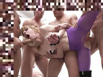 anal, pénis-grande, punheta, garganta-funda, gangue, bdsm, sexo-em-grupo, engolindo, duplo, facial