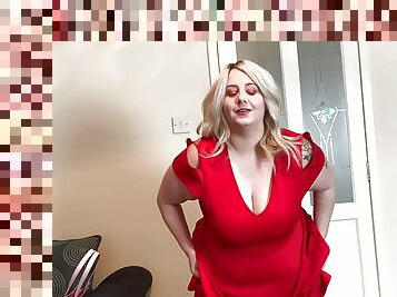 British BBW Curvy Milf with a fucking machine