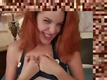 masturbation, chatte-pussy, maigre, hardcore, doigtage, rousse, mignonne, solo