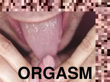 klitoris, svær, orgasme, pussy, suging