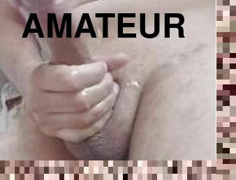 énorme, masturbation, monstre, amateur, ejaculation-sur-le-corps, énorme-bite, horny, sperme, solo, bite