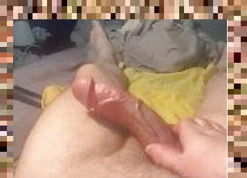 masturbation, ejaculation-sur-le-corps, énorme-bite, secousses, point-de-vue, ejaculation, solo, blanc, bite