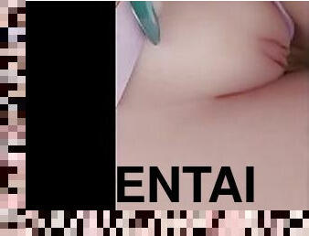 vagina-pussy, animasi, jenis-pornografi-animasi, 3d, seorang-diri