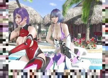 Dead or Alive Xtreme Venus Vacation Sayuri & Tamaki Dolphin Wave Collab Costume Nude Mod