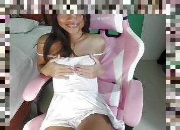 asiatique, masturbation, vieux, amateur, thaï, webcam, mignonne, plus-agée, virgin, minuscule