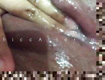 asiatique, cul, orgasme, chatte-pussy, giclée, amateur, ados, ejaculation-interne, doigtage, ejaculation