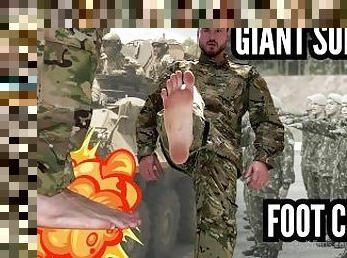 armée, amateur, gay, pieds, fétiche, solo, géant, militaire