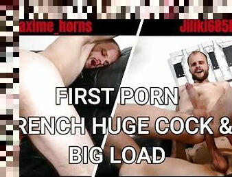 First porn French huge cock & big load on my face with jiliki685hux