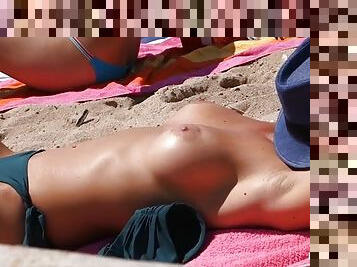 gros-nichons, amateur, compilation, cam, plage, voyeur, petits-seins