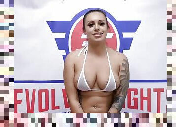 Naked lesbian wrestling with tori avano wrestling brandi mae then strapon fucking her