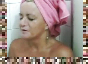 tiro-ao-alvo, mulher-madura, brasil, facial, loira