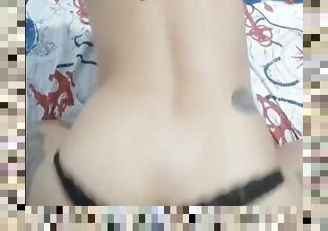 amateur, primera-persona, morena, tatuaje