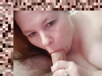 WIFE BLOWS HUSBAND TILL BE CUMS IN HER MOUTH